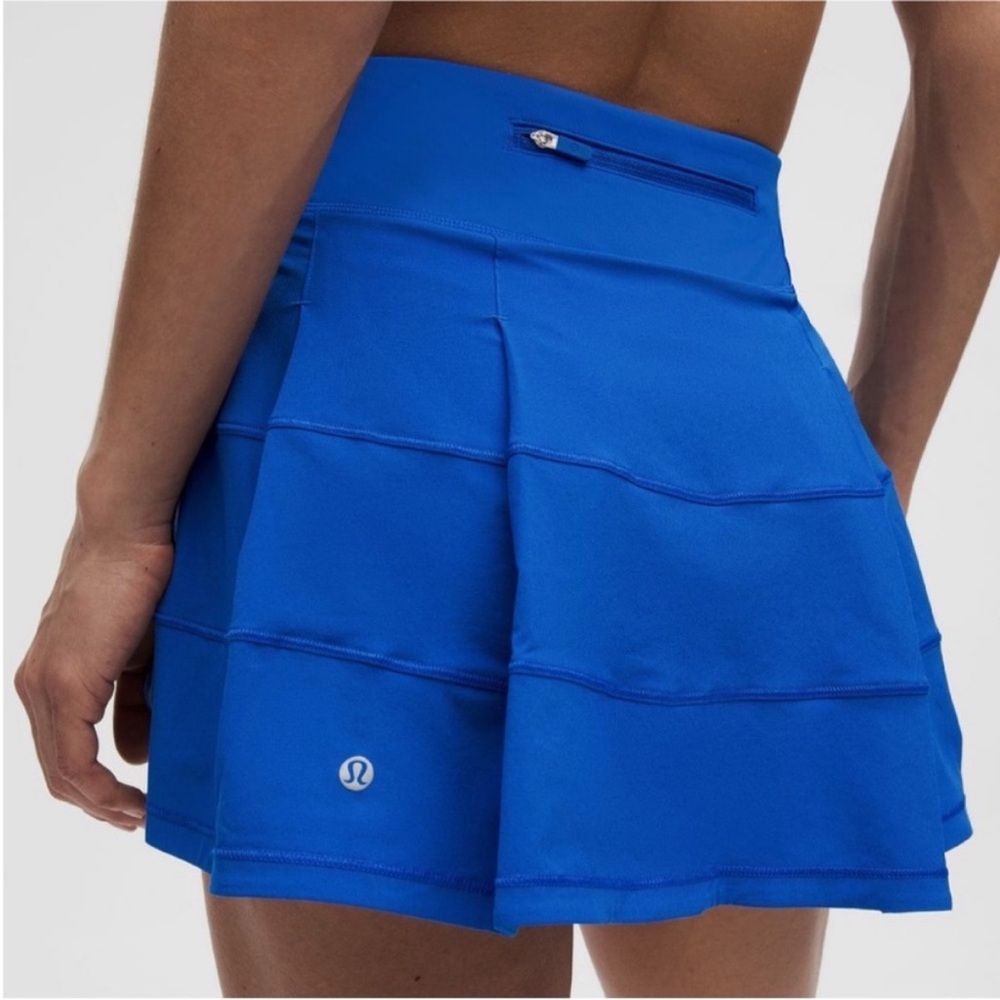 Lululemon✨ Blue Pace Rival Mid
Rise Skirt size 4